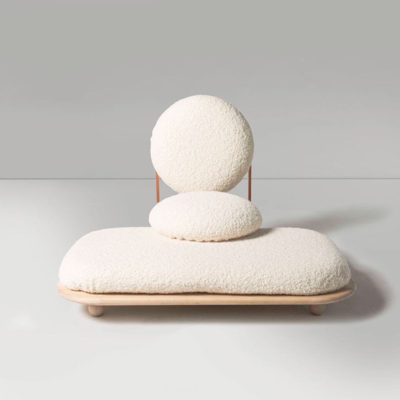 Limited Edition Asana Ground Chair by Mario Milana for Les Ateliers Courbet