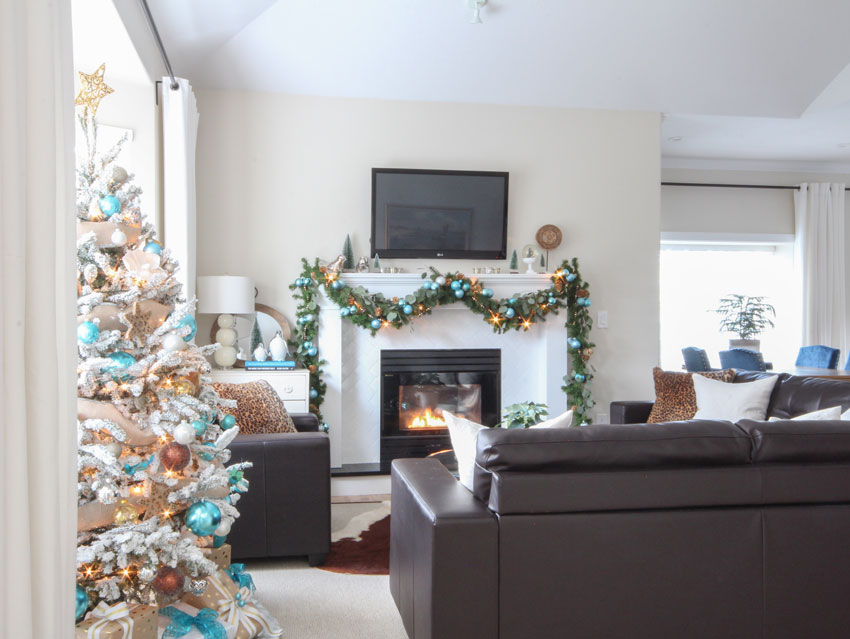 4 Keys to Fresh Christmas Decor (Even with Brown Furniture)