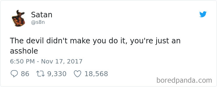 Turns Out Satan Has A Twitter Account, And It’s Hilarious As Hell