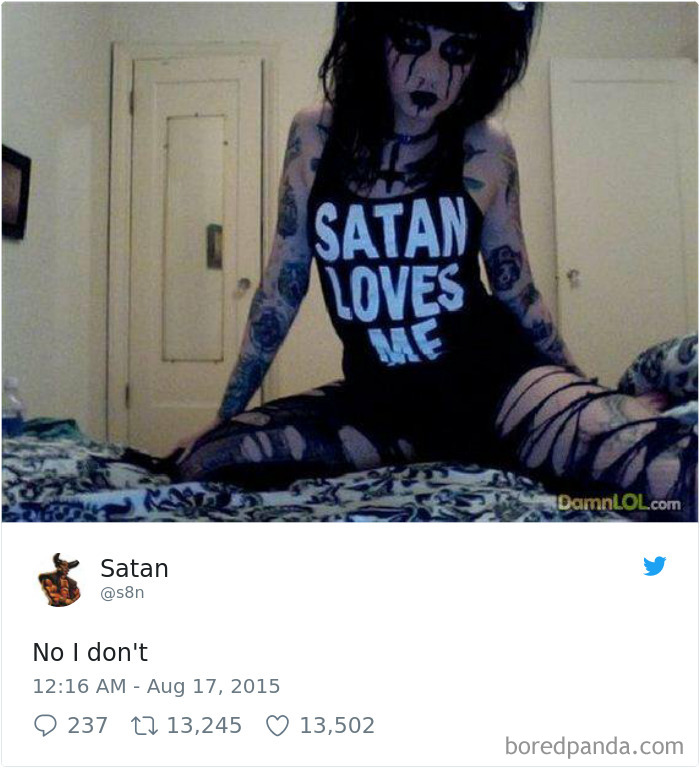 Turns Out Satan Has A Twitter Account, And It’s Hilarious As Hell