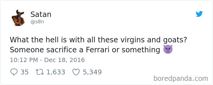 Turns Out Satan Has A Twitter Account, And It’s Hilarious As Hell