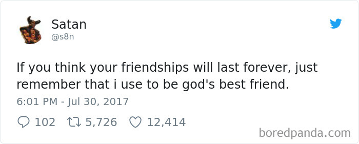 Turns Out Satan Has A Twitter Account, And It’s Hilarious As Hell