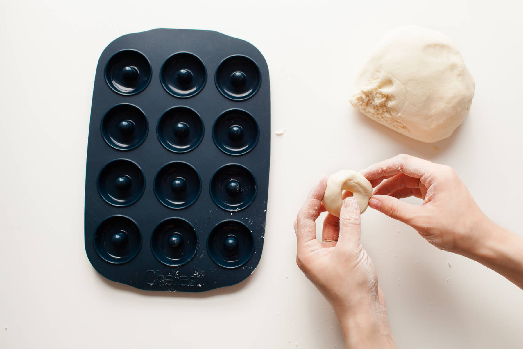 DIY Salt Dough Donut Ornaments