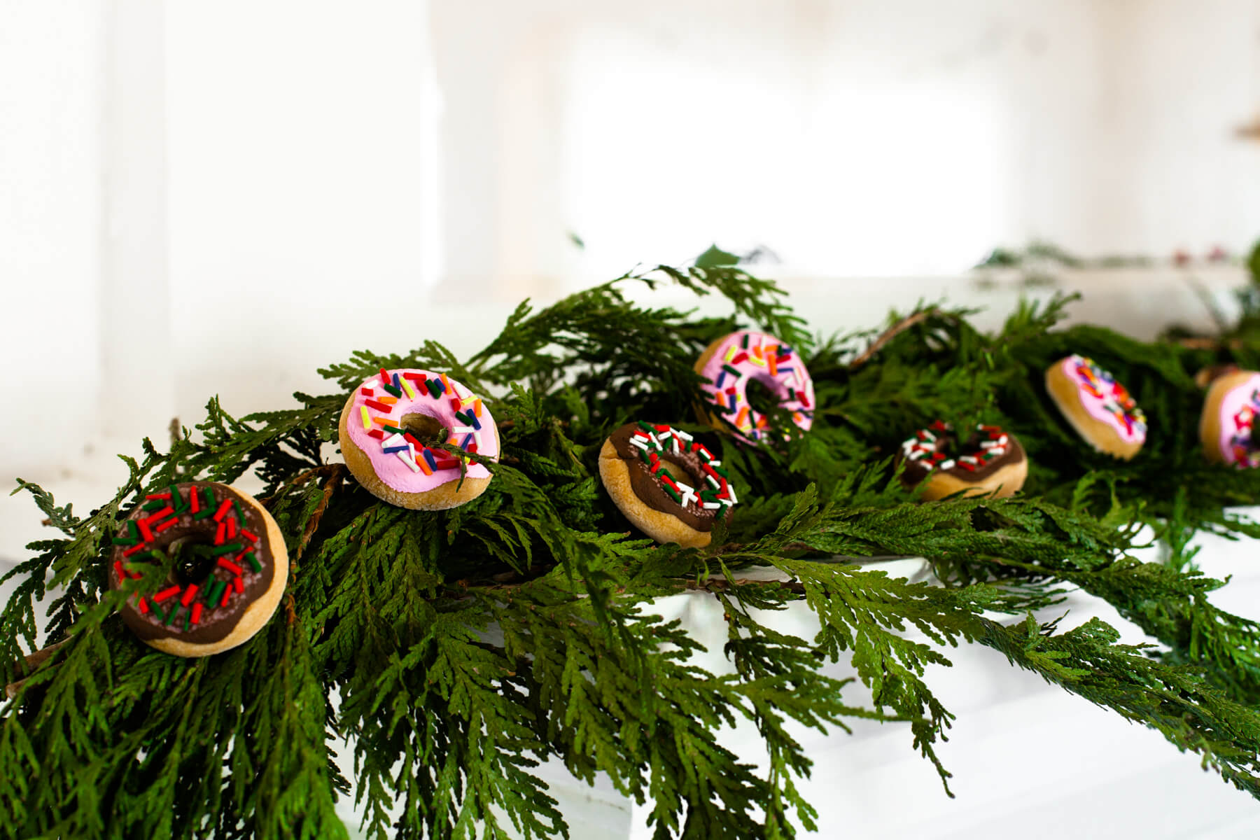 DIY Salt Dough Donut Ornaments