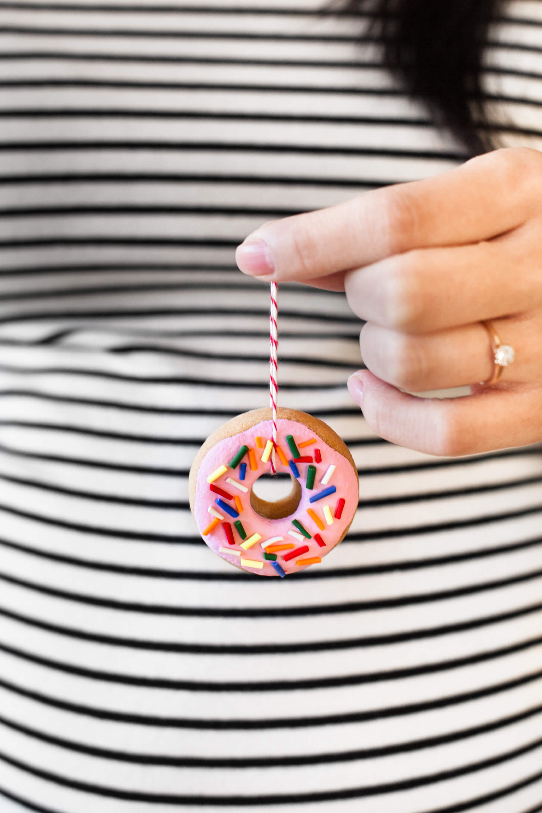 DIY Salt Dough Donut Ornaments