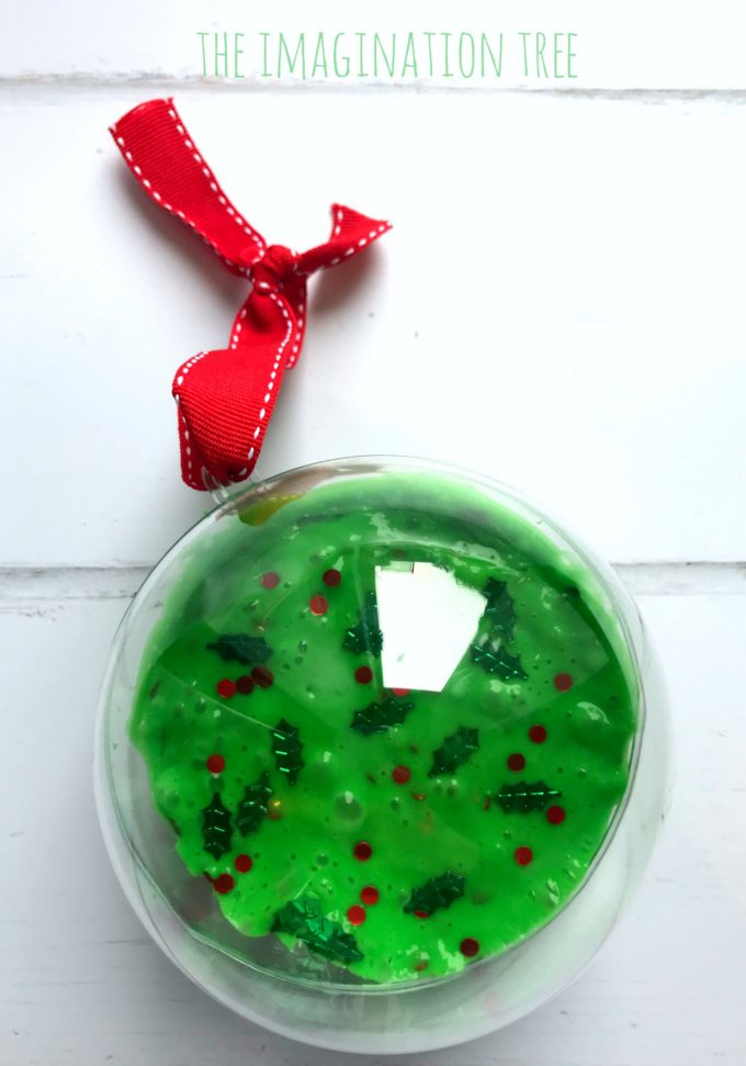 Christmas Tree Slime Recipe! – The Imagination Tree