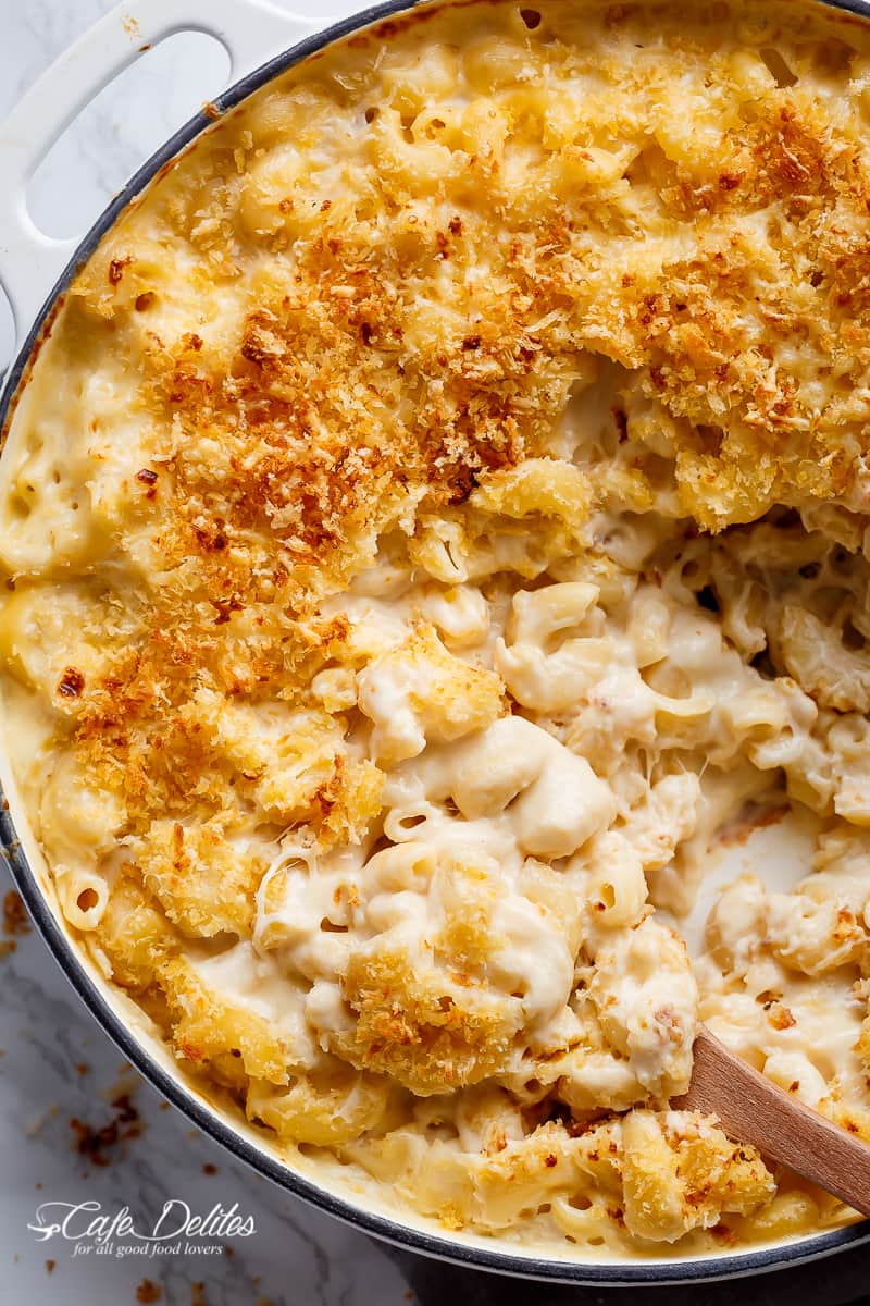Creamy Garlic Parmesan Mac And Cheese (+ Video)