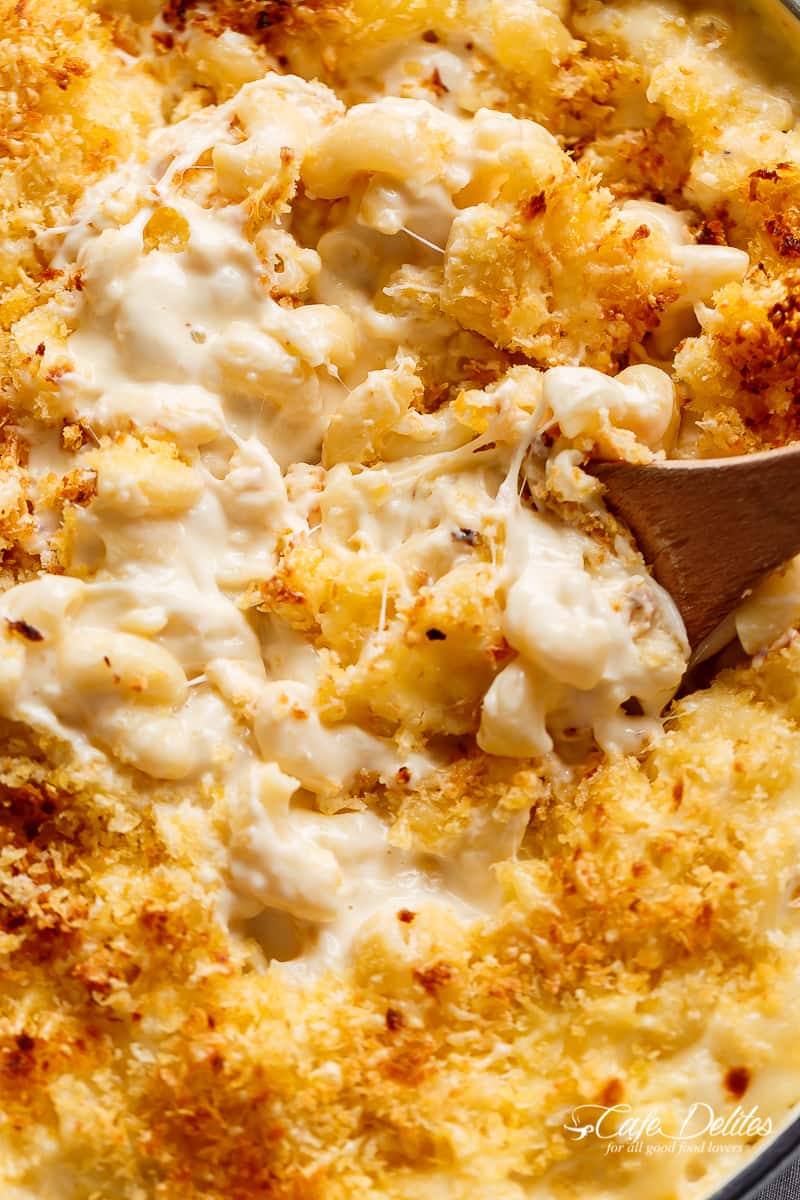 Creamy Garlic Parmesan Mac And Cheese (+ Video)