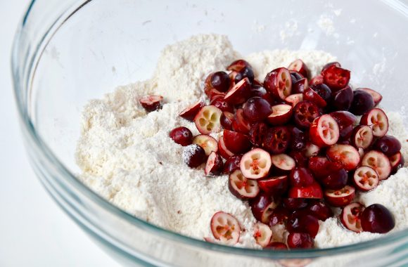 Glazed Orange Cranberry Scones | Just a Taste