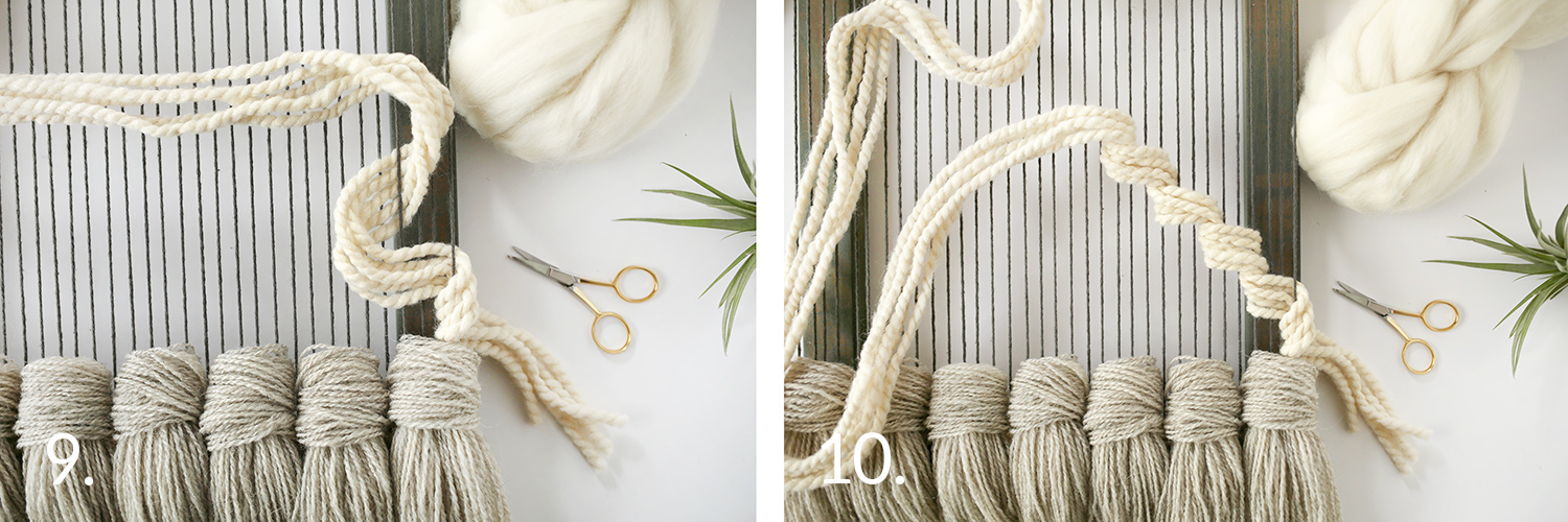 Quick Weave Wall Hanging DIY – A Beautiful Mess