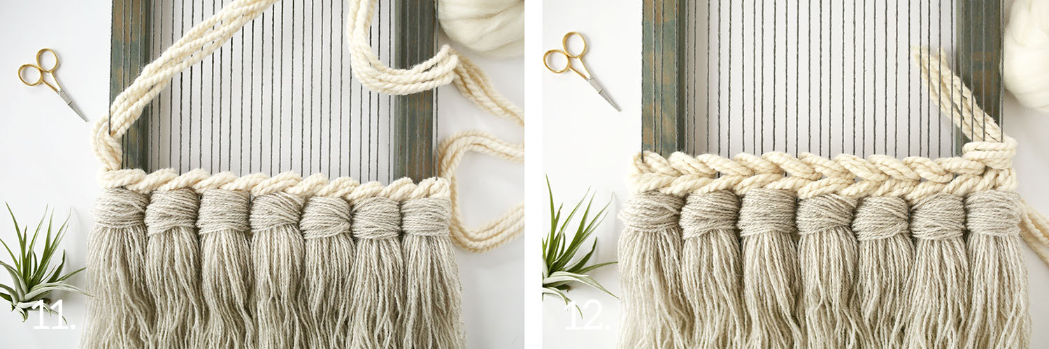Quick Weave Wall Hanging DIY – A Beautiful Mess