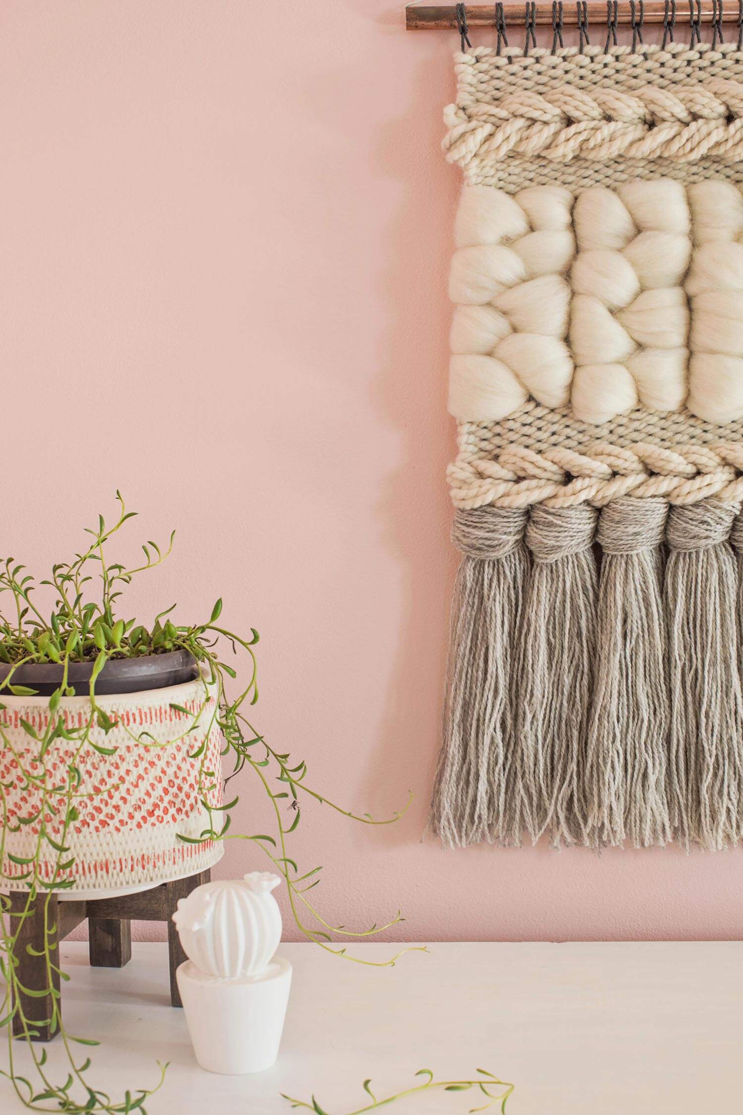 Quick Weave Wall Hanging DIY – A Beautiful Mess