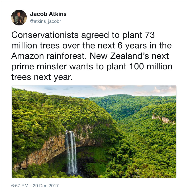 Tired of Negative News, Man Tweets Positive Things That Happened This Year