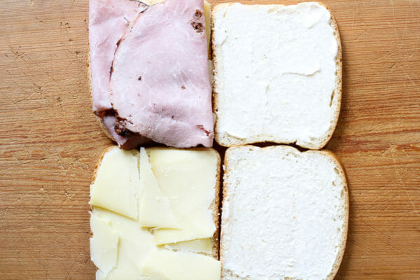 Easy Croque-Madame (Ham and Grilled Cheese Sandwich with Fried Egg) Recipe