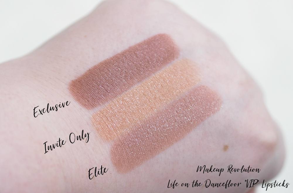 Makeup Revolution VIP Life On The Dancefloor Lipsticks