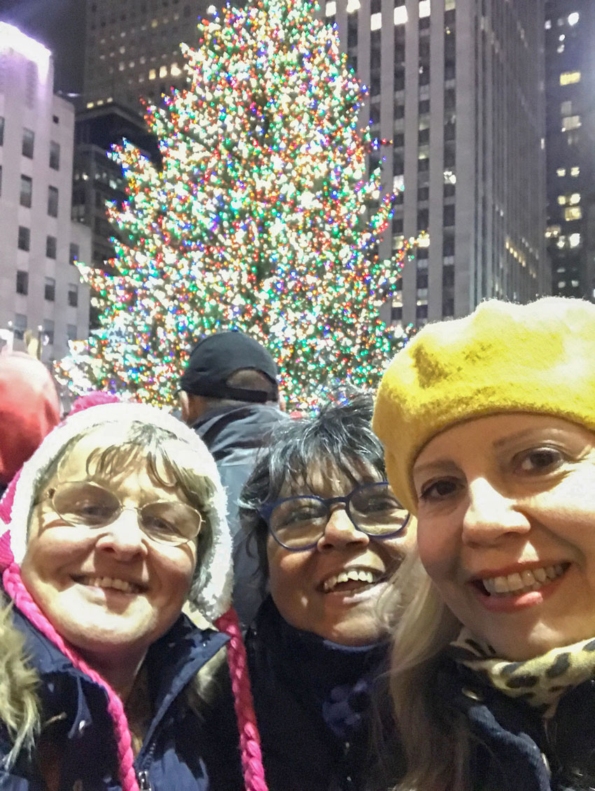Happy Christmas in New York with my Mom