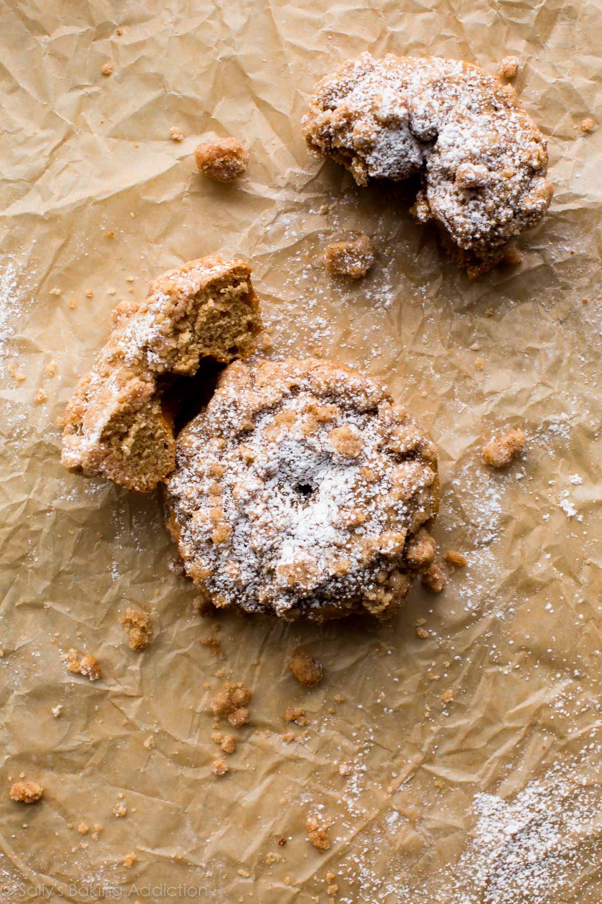 Crumb Cake Donuts &#8211; Sallys Baking Addiction