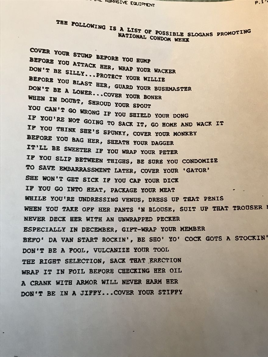 My 82-Year-Old Father Just Gave Me A Collection Of His Generation Memes/Hard Copy Internet