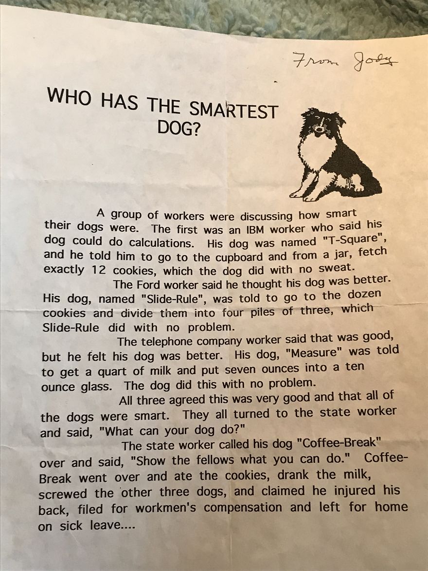My 82-Year-Old Father Just Gave Me A Collection Of His Generation Memes/Hard Copy Internet