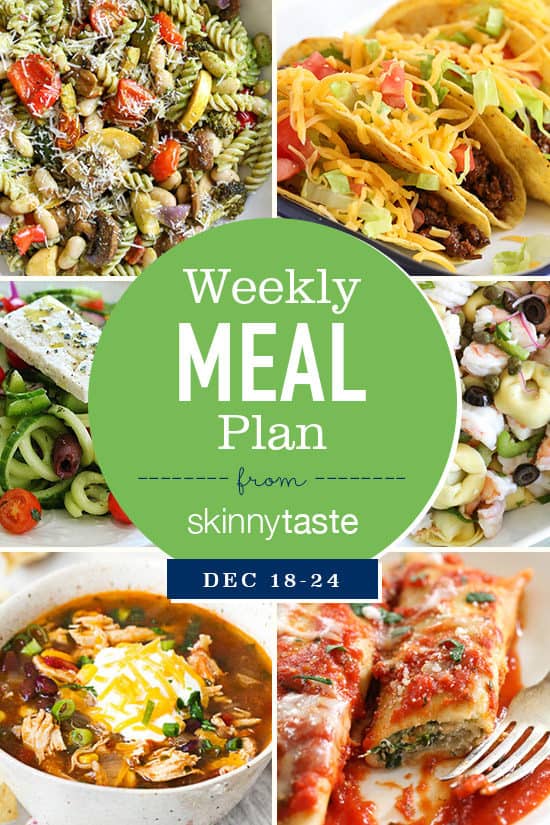 New Skinnytaste Meal Planner (Updated + Revised) and a FREE 7 Day Meal Plan