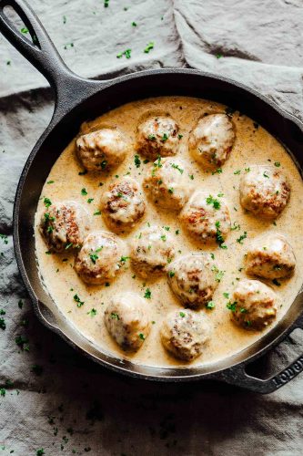 Creamy Cajun Chicken Meatballs