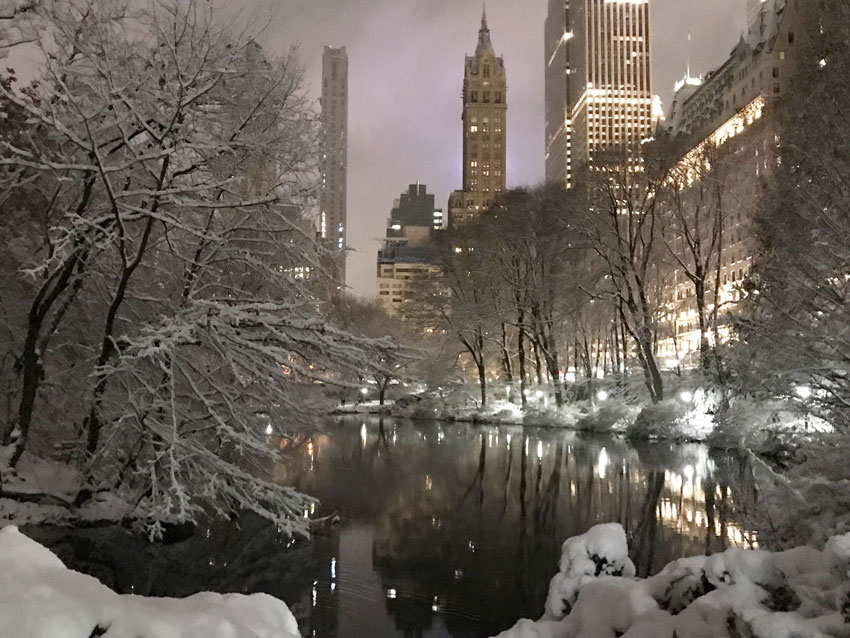 Happy Christmas in New York with my Mom