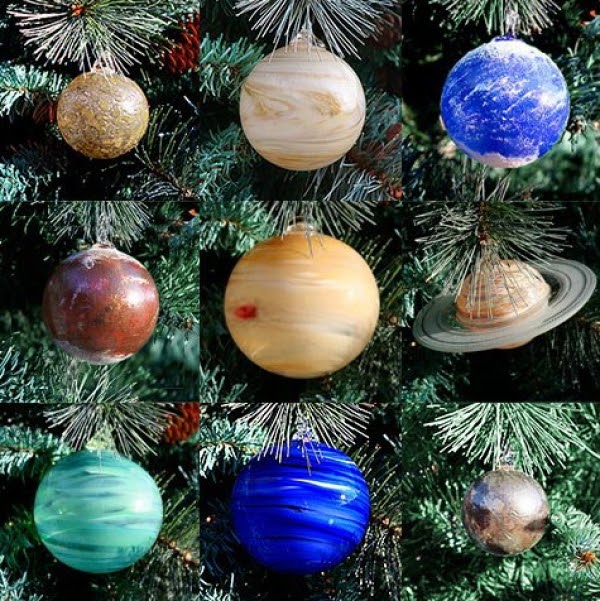 Cool stuff you can own: Solar System Christmas ornaments
