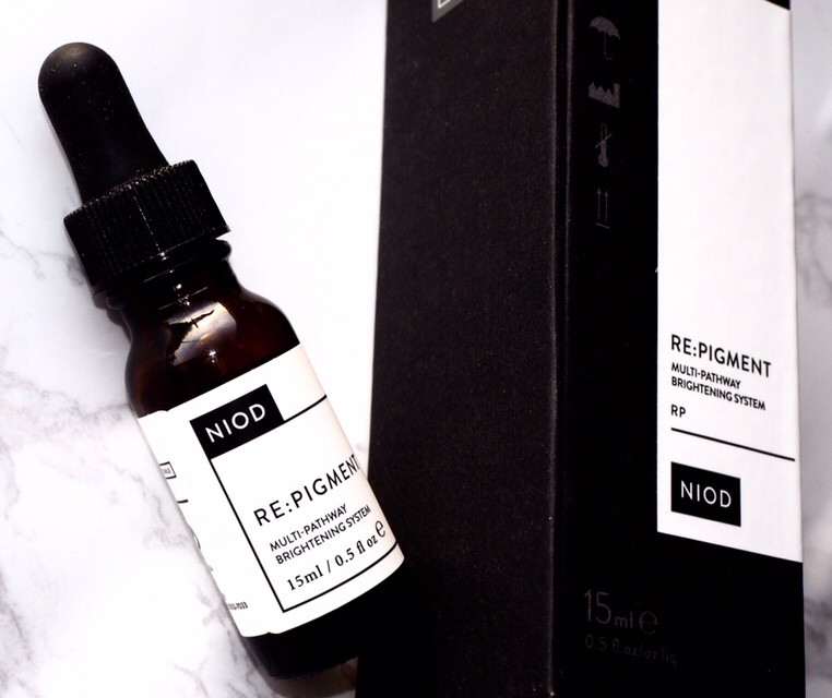 Re Pigment by NIOD review, with close up before and after photos