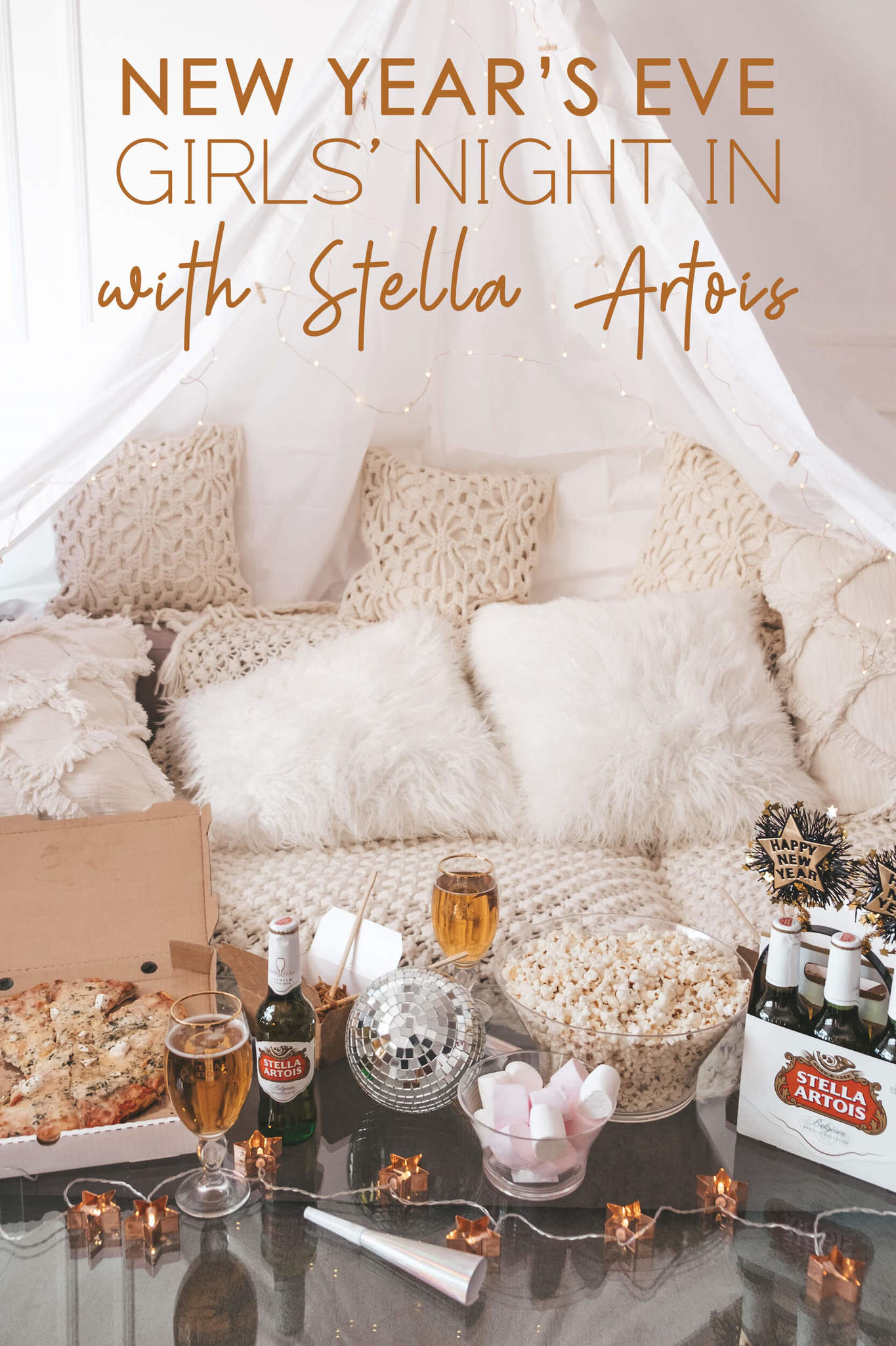 New Year&rsquo;s Eve Girls&rsquo; Night In with Stella Artois