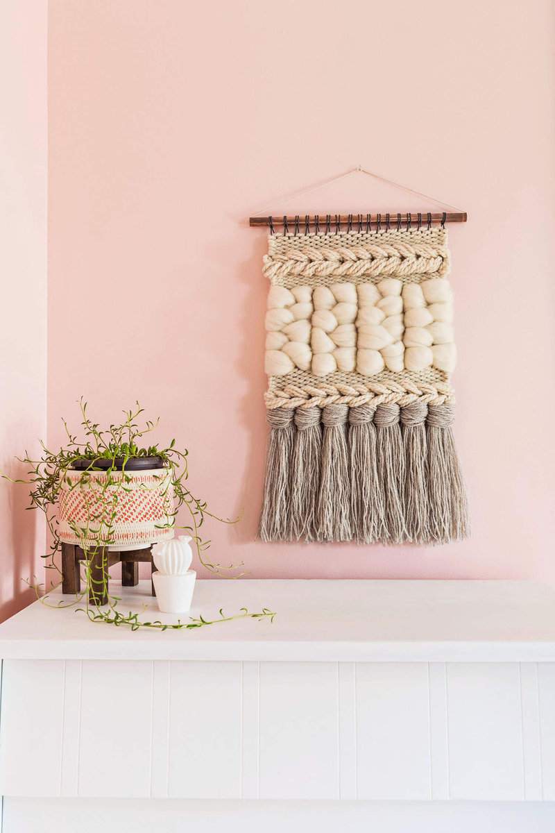 Quick Weave Wall Hanging DIY – A Beautiful Mess