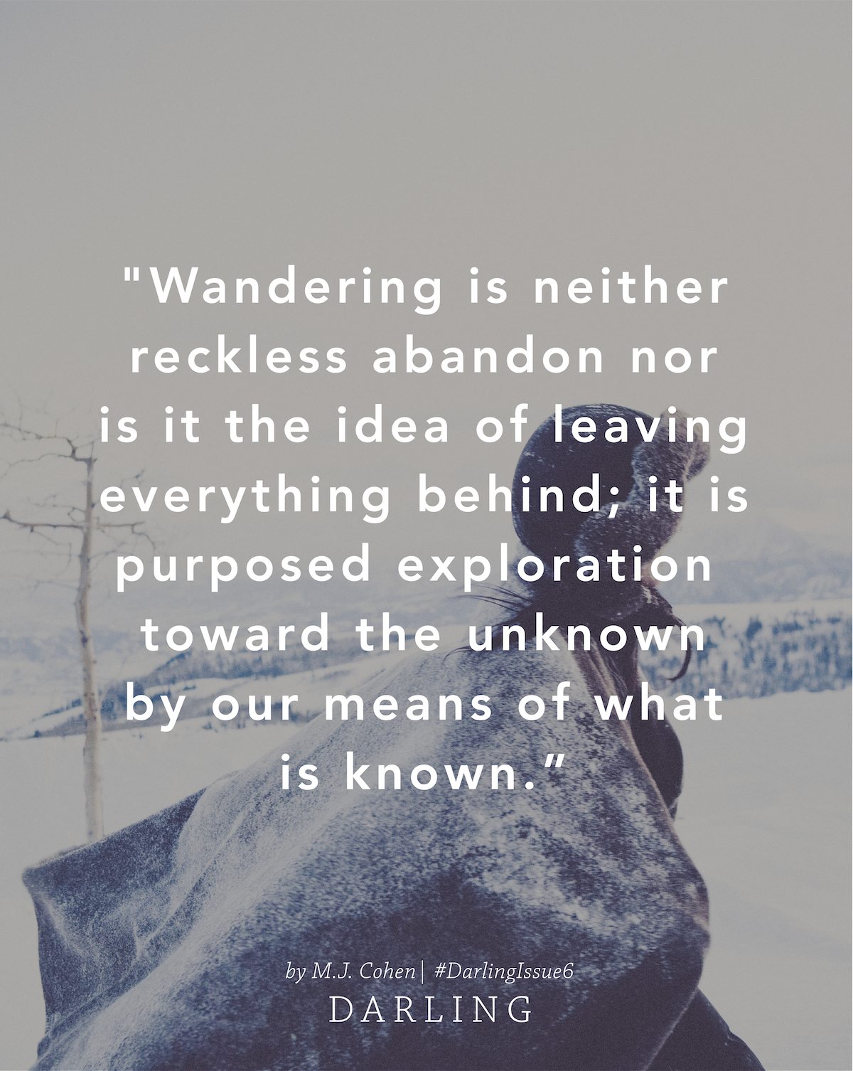 Tuesday Quotable: Here’s to More Wandering