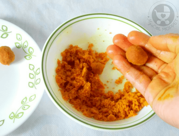 Jaggery Ginger Turmeric Balls for Toddlers