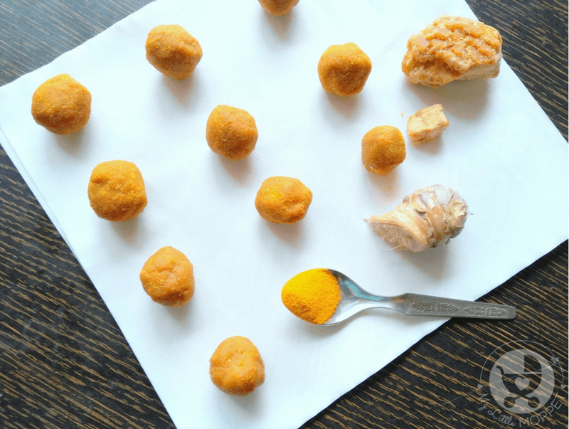 Jaggery Ginger Turmeric Balls for Toddlers