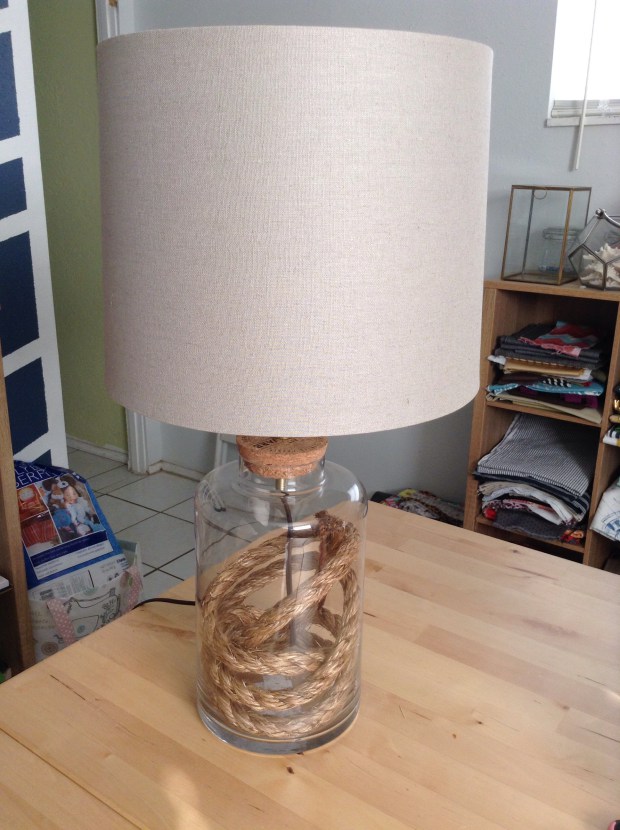 DIY Glass Filler Lamp – Modern Day Moms