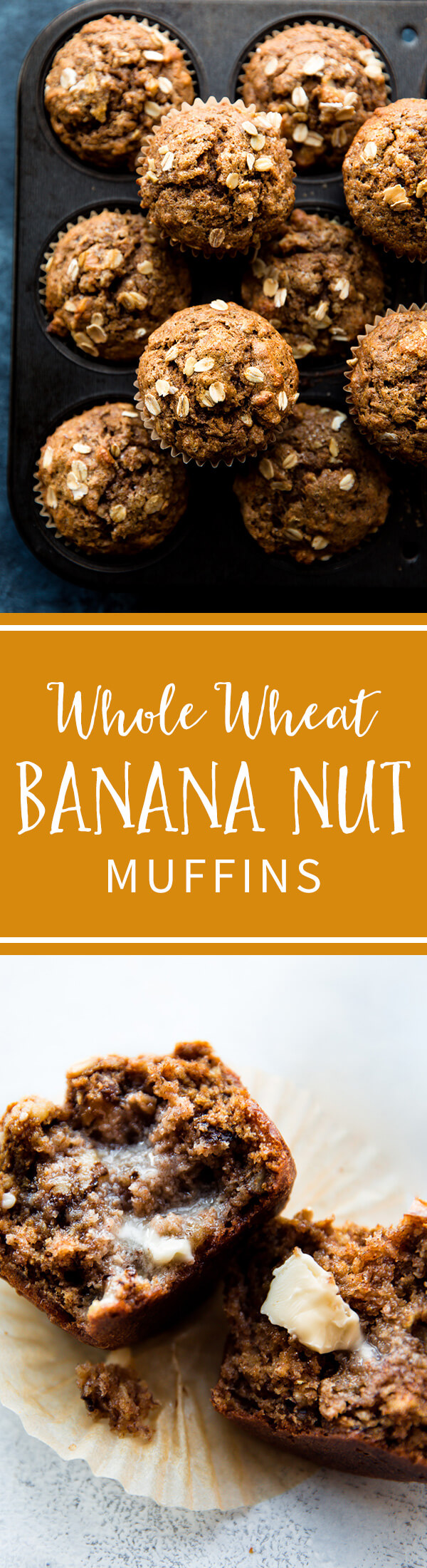 Whole Wheat Banana Nut Muffins
