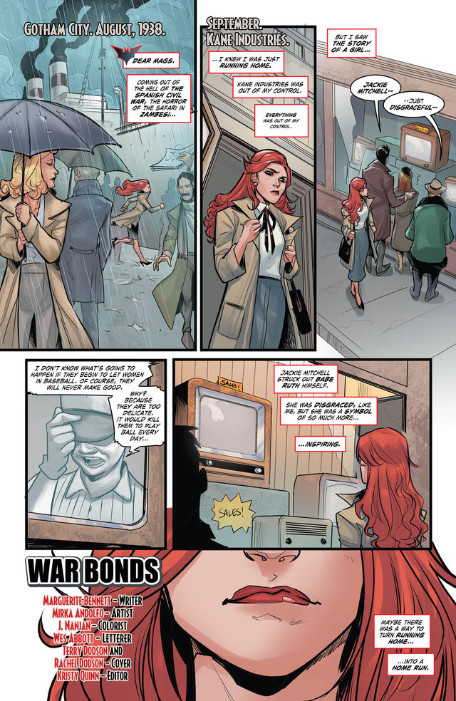 In This Comic, Batwoman Is A Baseball-Playing Lesbian Superhero Fighting Fascism In The 1930s