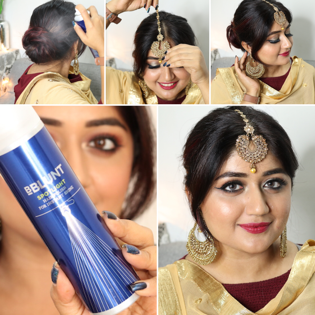 Easy hairstyles for Mehendi ft. BBLUNT – CORALLISTA