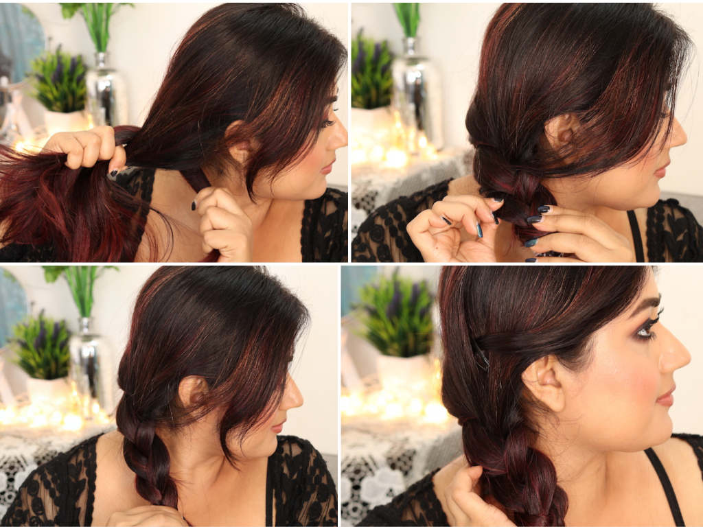 Easy hairstyles for Mehendi ft. BBLUNT – CORALLISTA