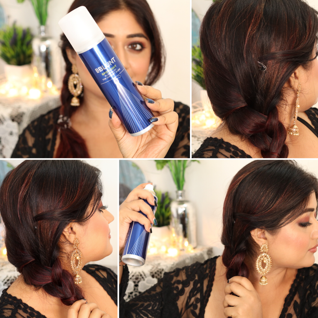 Easy hairstyles for Mehendi ft. BBLUNT – CORALLISTA