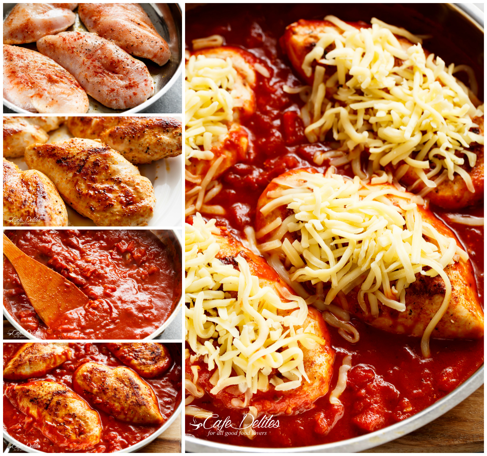 Easy Mozzarella Chicken Recipe (Low Carb Chicken Parm)