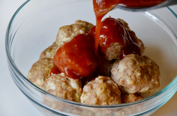 Baked Sweet and Sour Meatballs