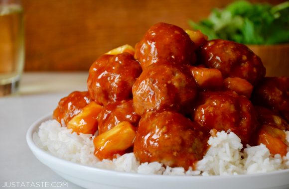 Baked Sweet and Sour Meatballs