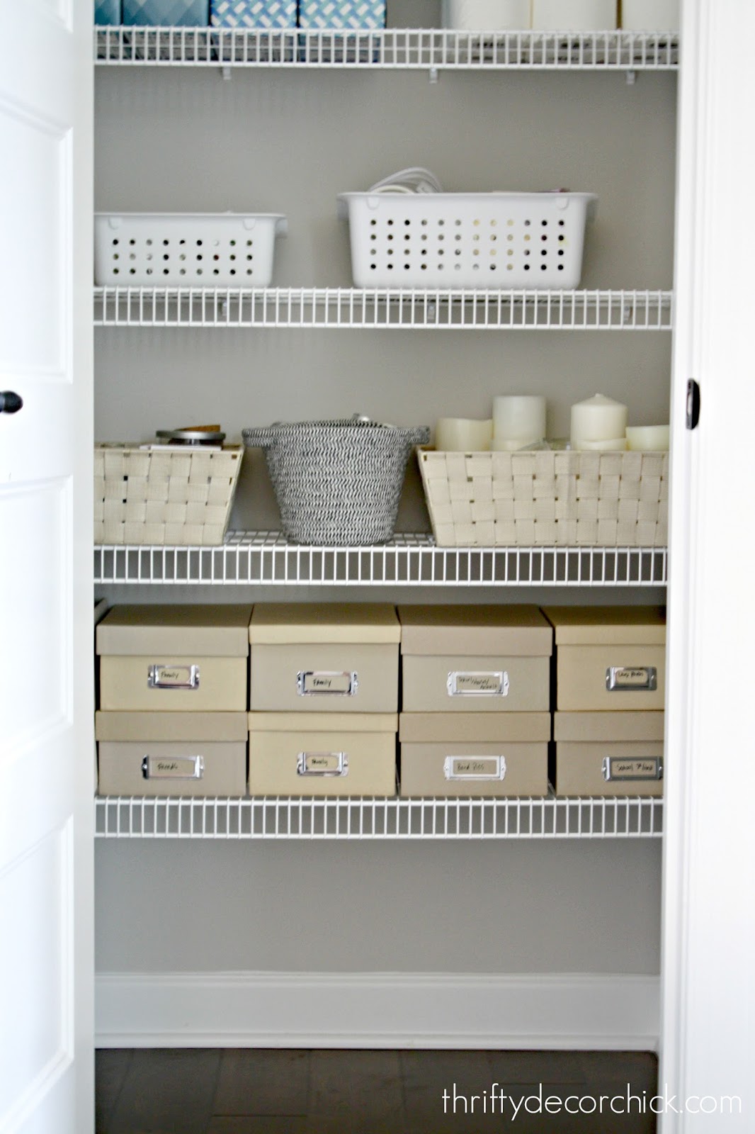 My first organized closet! from Thrifty Decor Chick 5 My first organized closet! from Thrifty Decor Chick