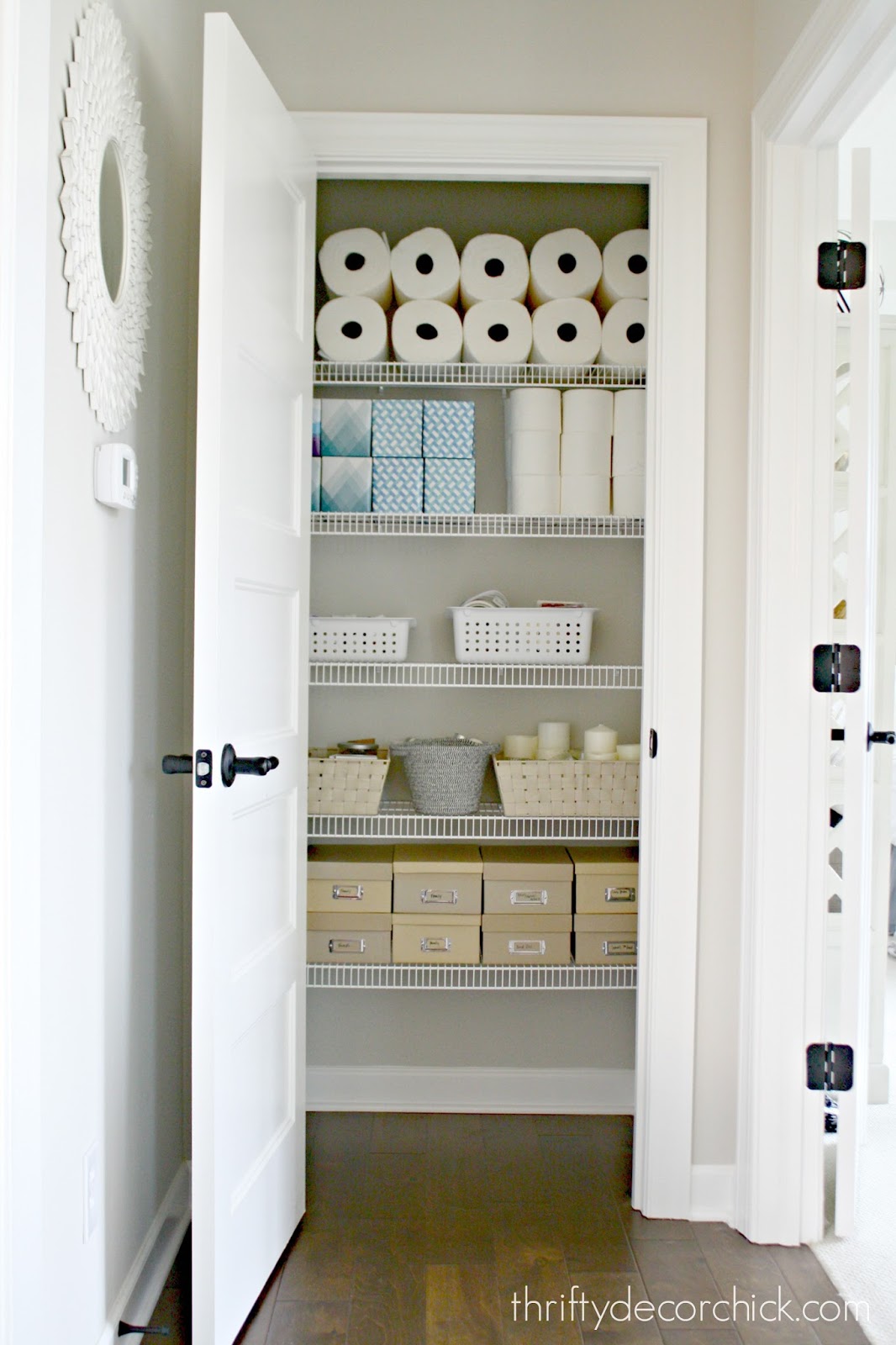 My first organized closet! from Thrifty Decor Chick 7 My first organized closet! from Thrifty Decor Chick