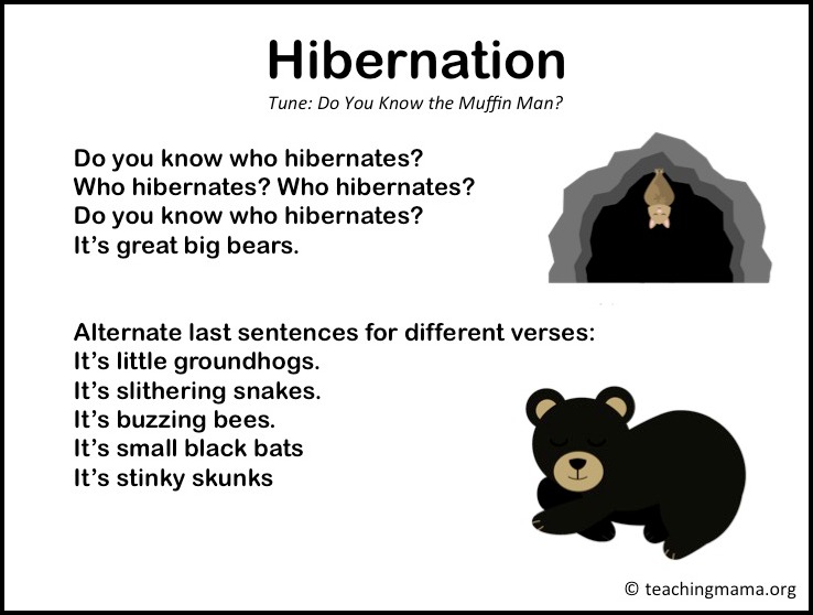 Download Hibernation Activities for Preschoolers - Teaching Mama - Furilia | Your daily fix in cuisine ...