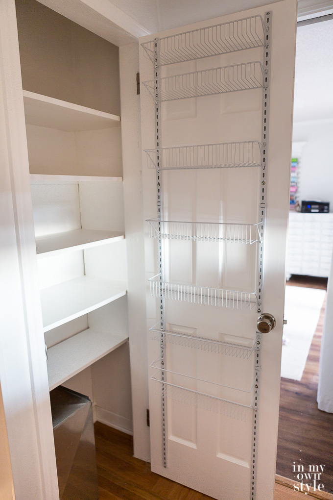 Small Pantry Closet Makeover | In My Own Style