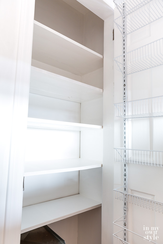 Small Pantry Closet Makeover | In My Own Style