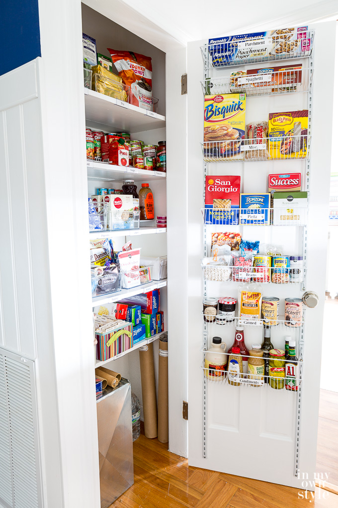 Small Pantry Closet Makeover | In My Own Style