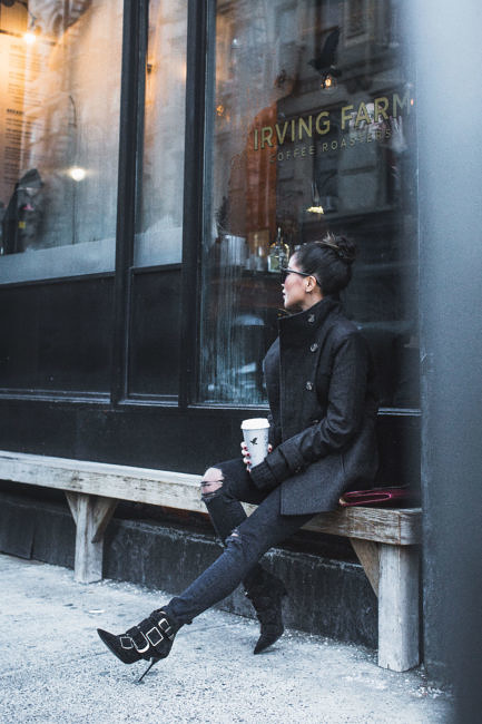 Winter Coats under $150 :: Long coat & Classic peacoat