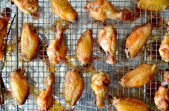 Crispy Baked Orange Chicken Wings